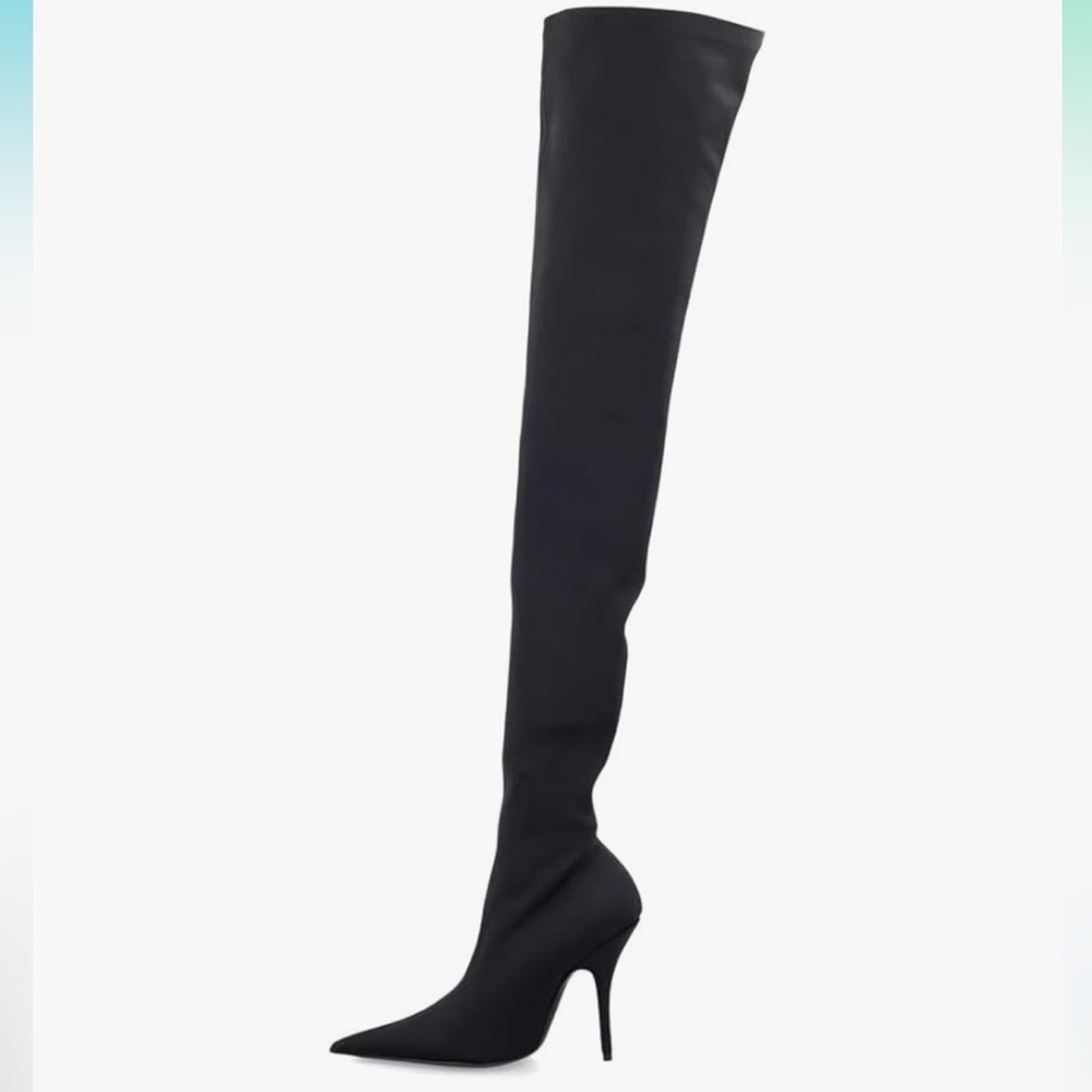 Sexy Black Women's Over-the-Knee Boots